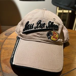 Bass pro shops‎ adjustable baseball cap tan and black one size fits most